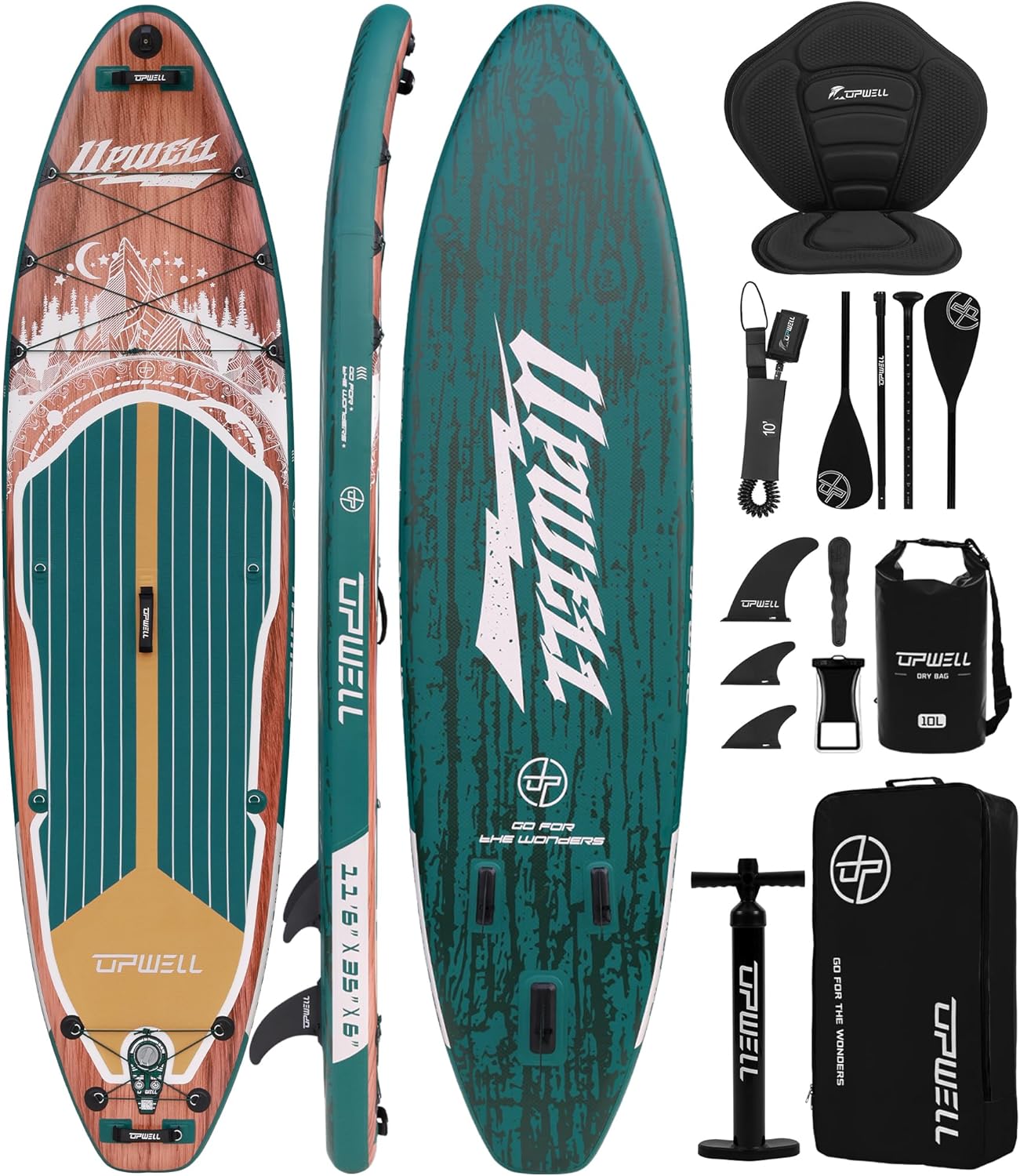 Stand Up Paddle Leash - กระดานยืนพายแบบเป่าลม ขนาด 10'6
