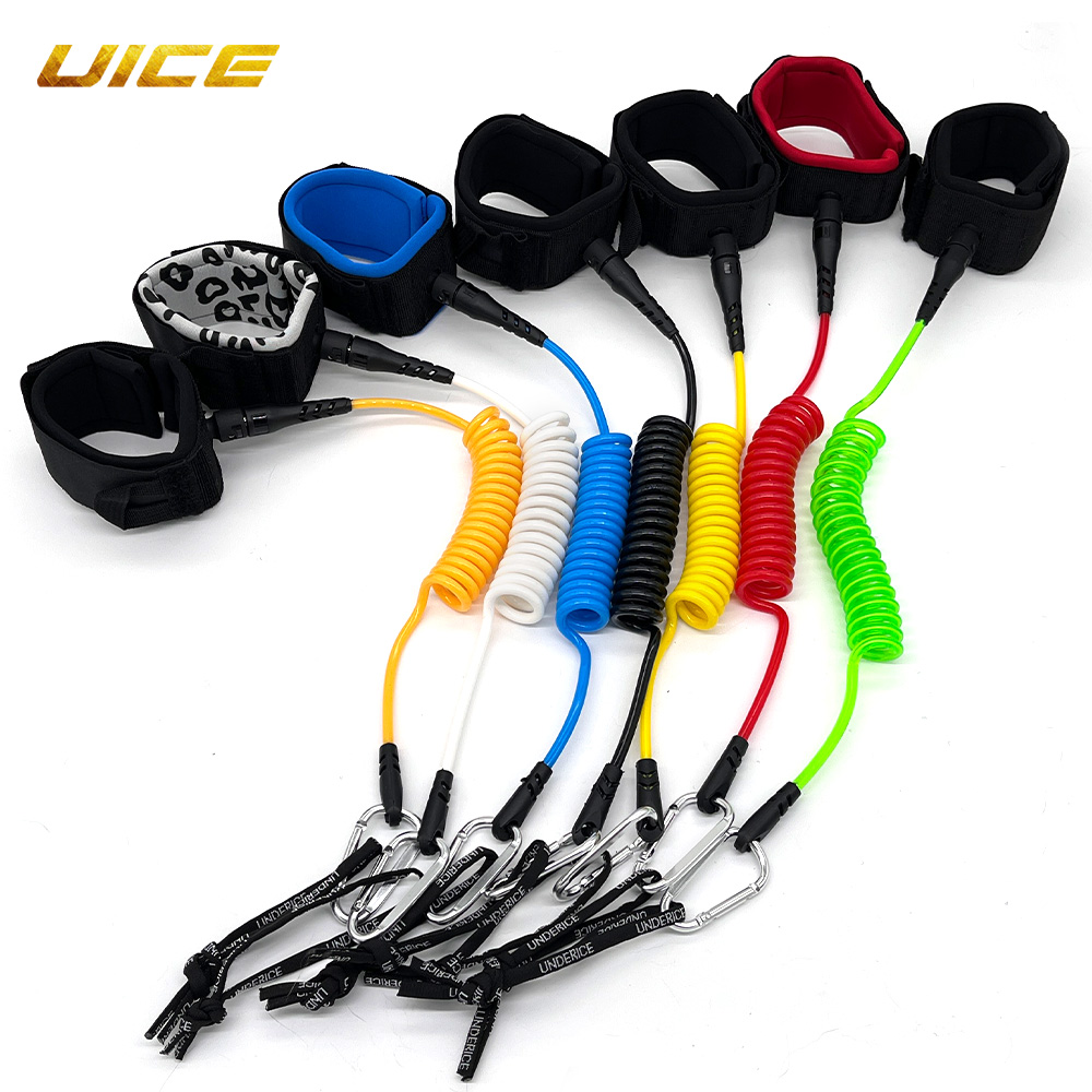 Stand Up Paddle Leash - สายรัดกระดานโต้คลื่น UICE 5 ฟุต 5 มม.