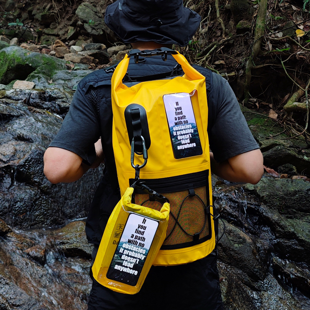    กระเป๋าแห้งกันน้ำแบบม้วนปิ - Dry Bag Roll Top บทวิจารณ์และราคา