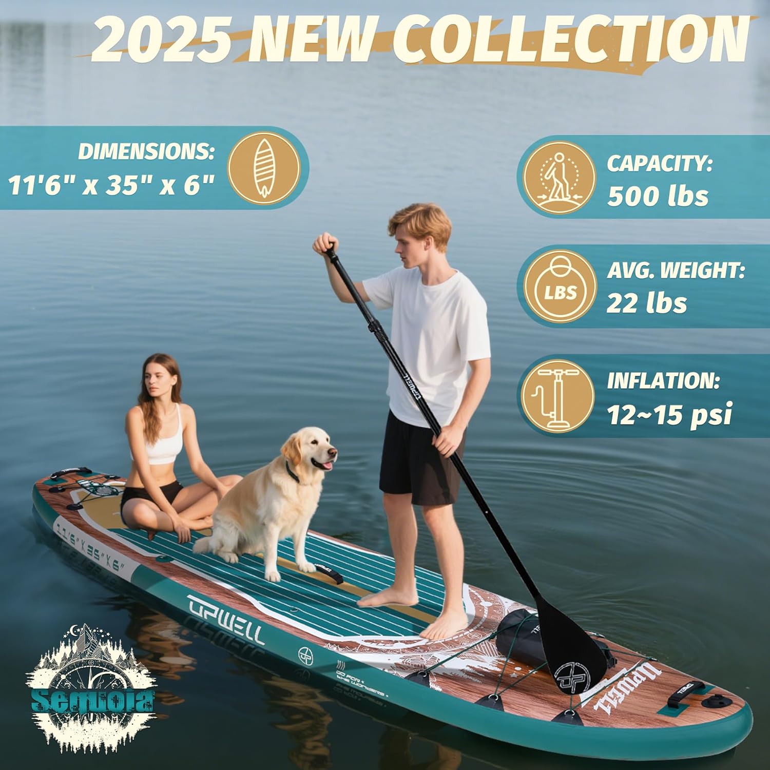 กระดานยืนพายแบบเป่าลม ขนาด 10' - Stand Up Paddle Leash บทวิจารณ์และราคา