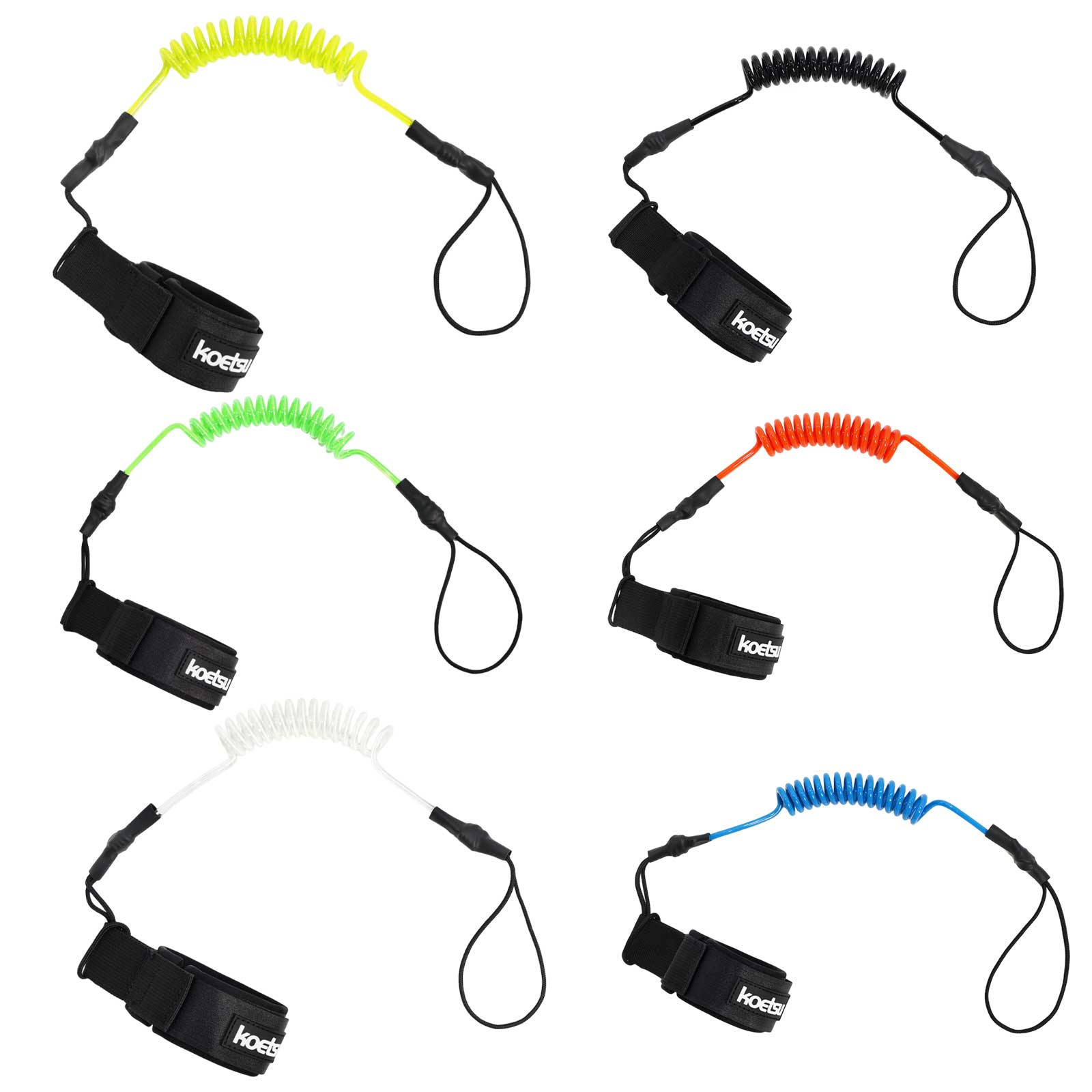 สายรัดบอดี้บอร์ดแบบขด วัสดุ TP - Stand Up Paddle Leash บทวิจารณ์และราคา