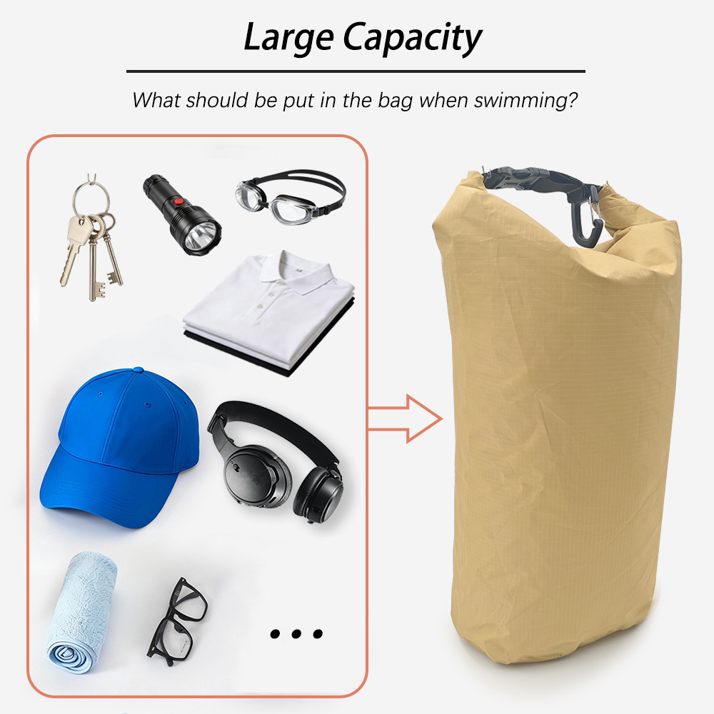 กระเป๋ากันน้ำแบบม้วนปิดปากกระเ - Dry Bag Roll Top บทวิจารณ์และราคา