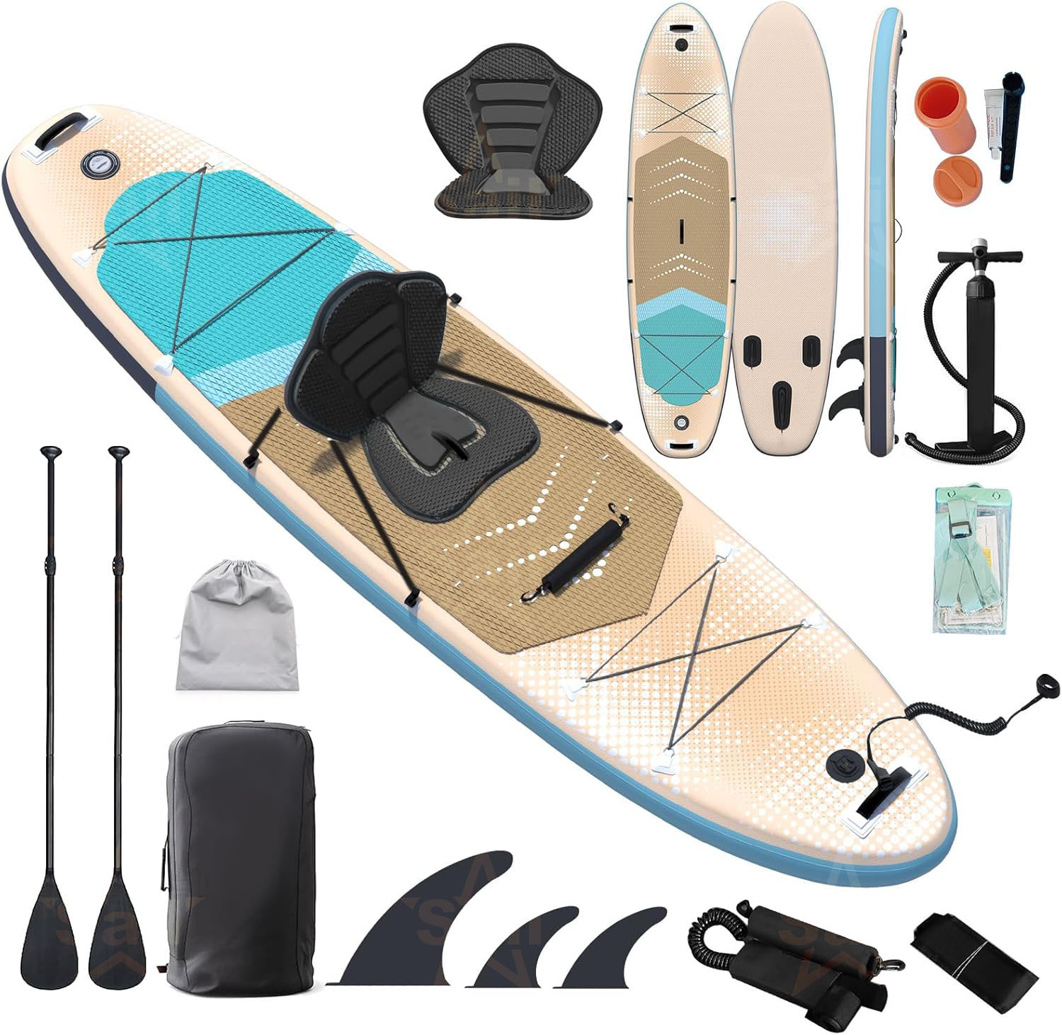 กระดานพายลมอเนกประสงค์ SUP พร้ - Stand Up Paddle Leash บทวิจารณ์และราคา