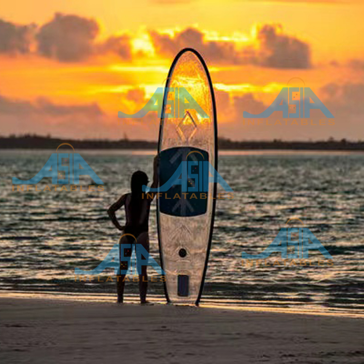 กระดานพายใสแบบยืนพาย Crystal C - Stand Up Paddle Leash บทวิจารณ์และราคา