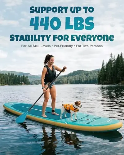 กระดานยืนพายแบบเป่าลมขนาดกว้าง - Stand Up Paddle Leash บทวิจารณ์และราคา