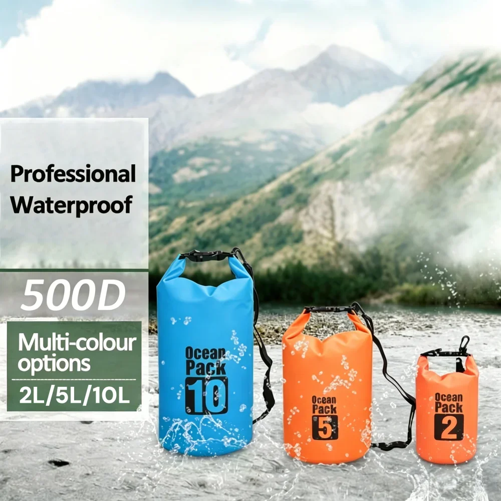 กระเป๋าแห้งกันน้ำ 500D แบบลอยน - Dry Bag Roll Top บทวิจารณ์และราคา
