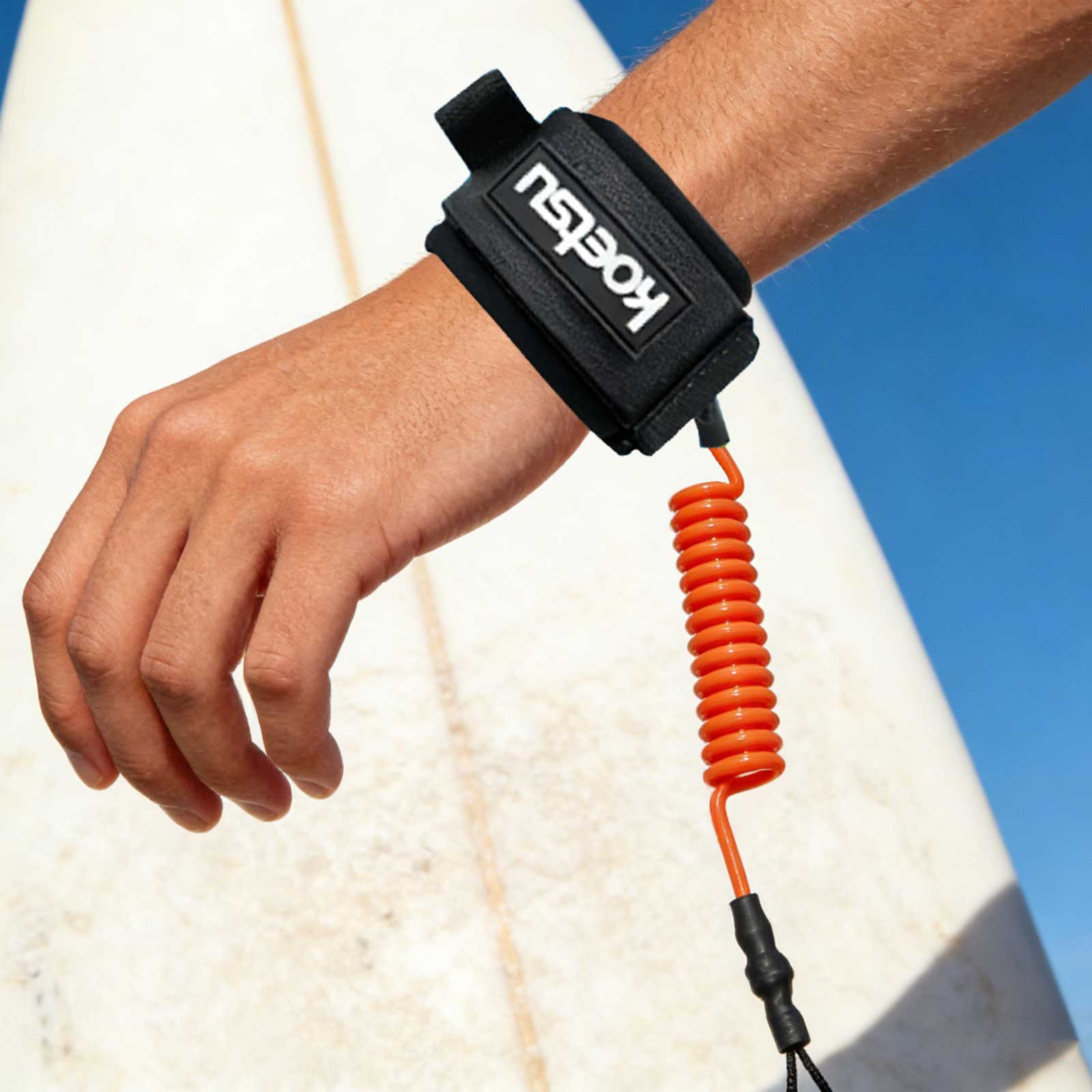 สายจูงบอร์ดบอร์ดแบบขด วัสดุ TP - Stand Up Paddle Leash บทวิจารณ์และราคา